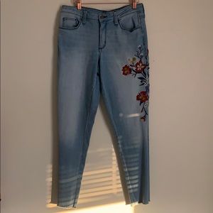 Light Blue Jean Floral